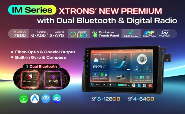 XTRONS IMH94MTVL 9.0" VOLKSWAGEN, SEAT, SKODA Multimeedia Android 14.0 Octa-Core 4G