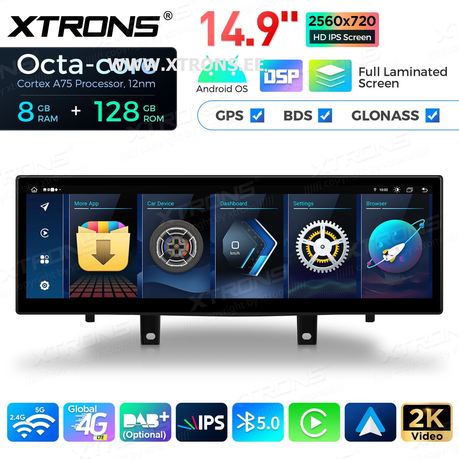 XTRONS QLBH44X5EV