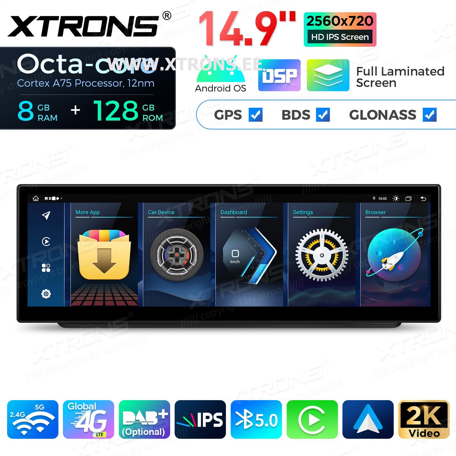 XTRONS QLBH4490UNL