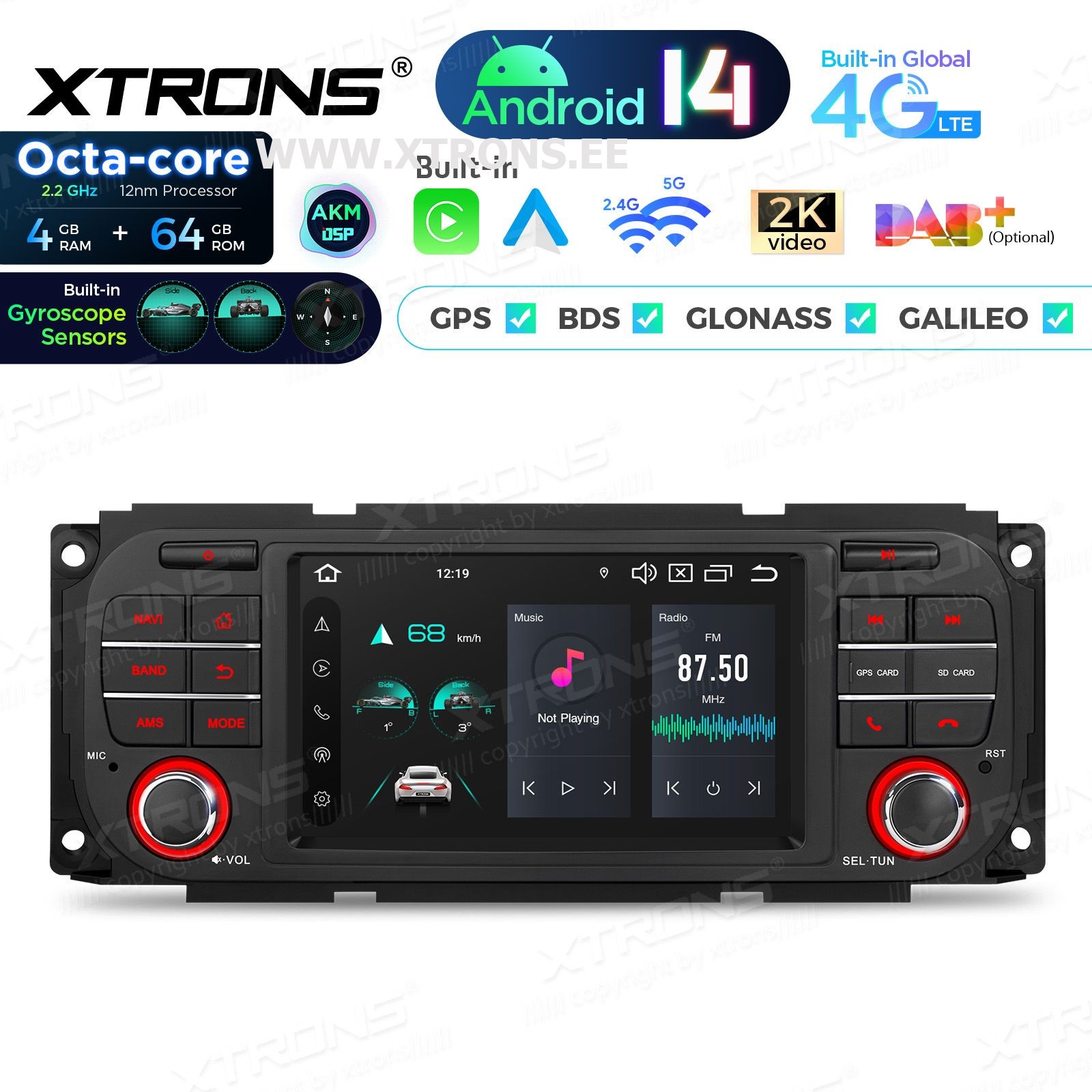 XTRONS PX54WRJLGS