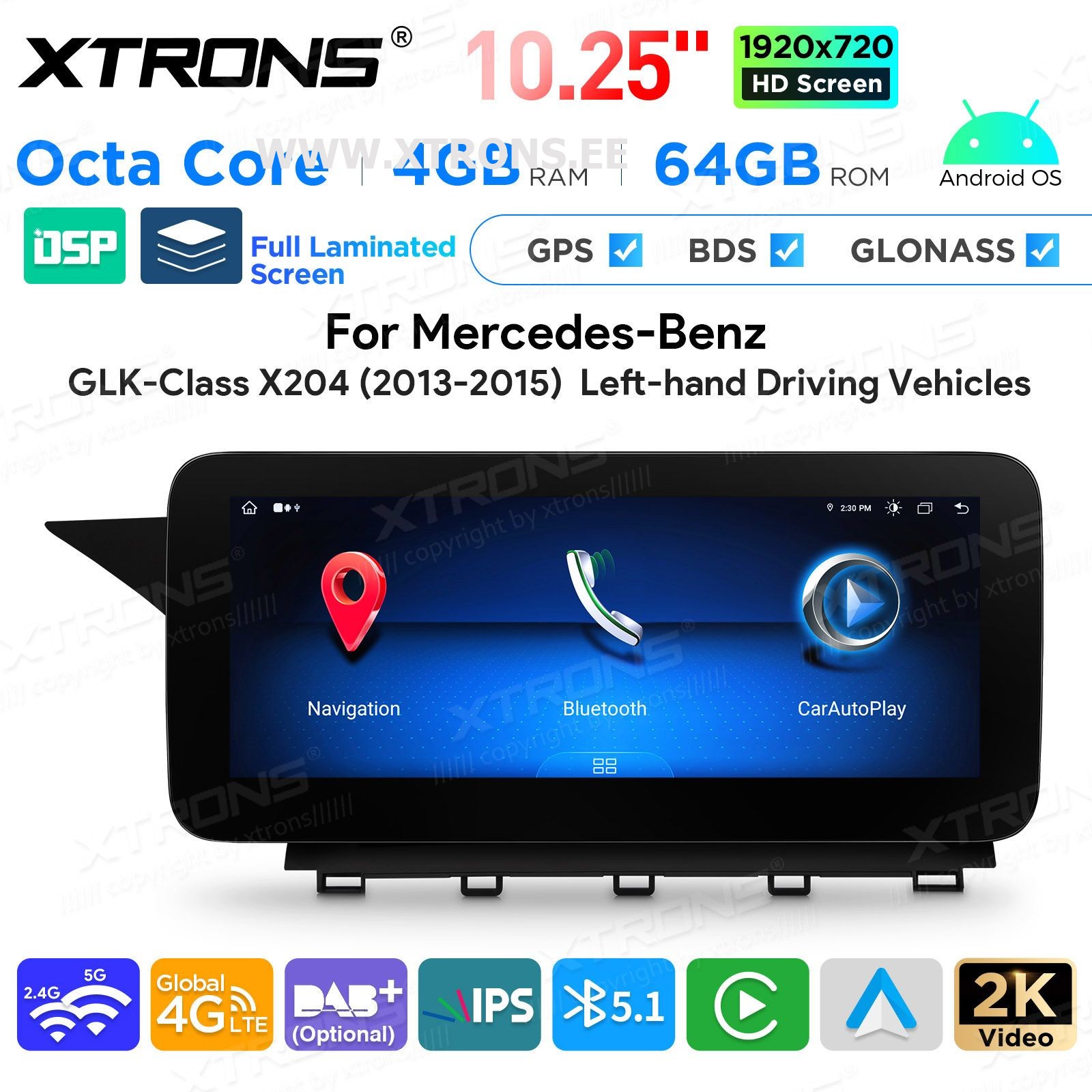 XTRONS QAMS1445M12GLK45L