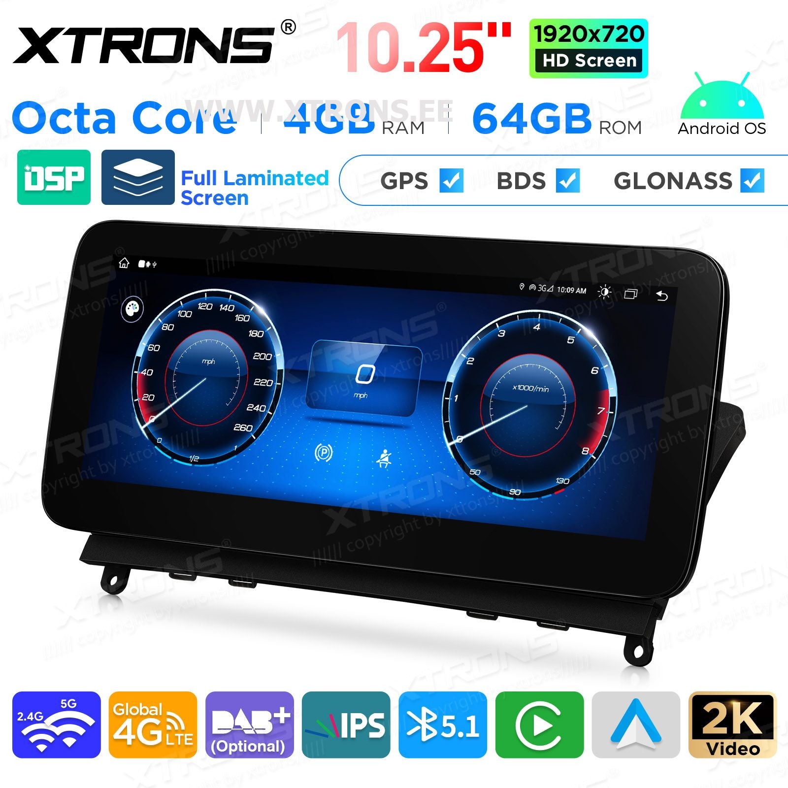 XTRONS QAMS1440M12CLS