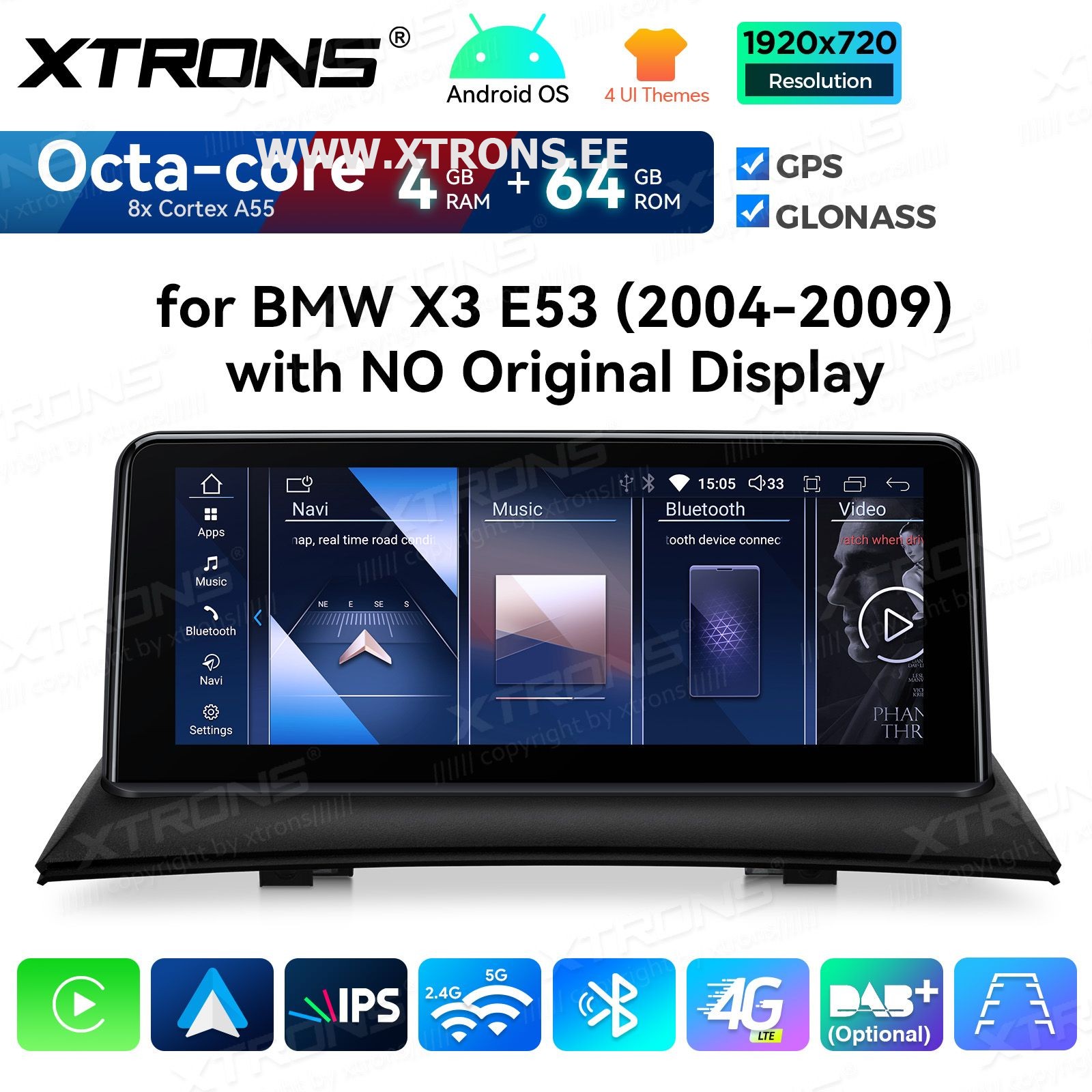 XTRONS QDB10X3UNL