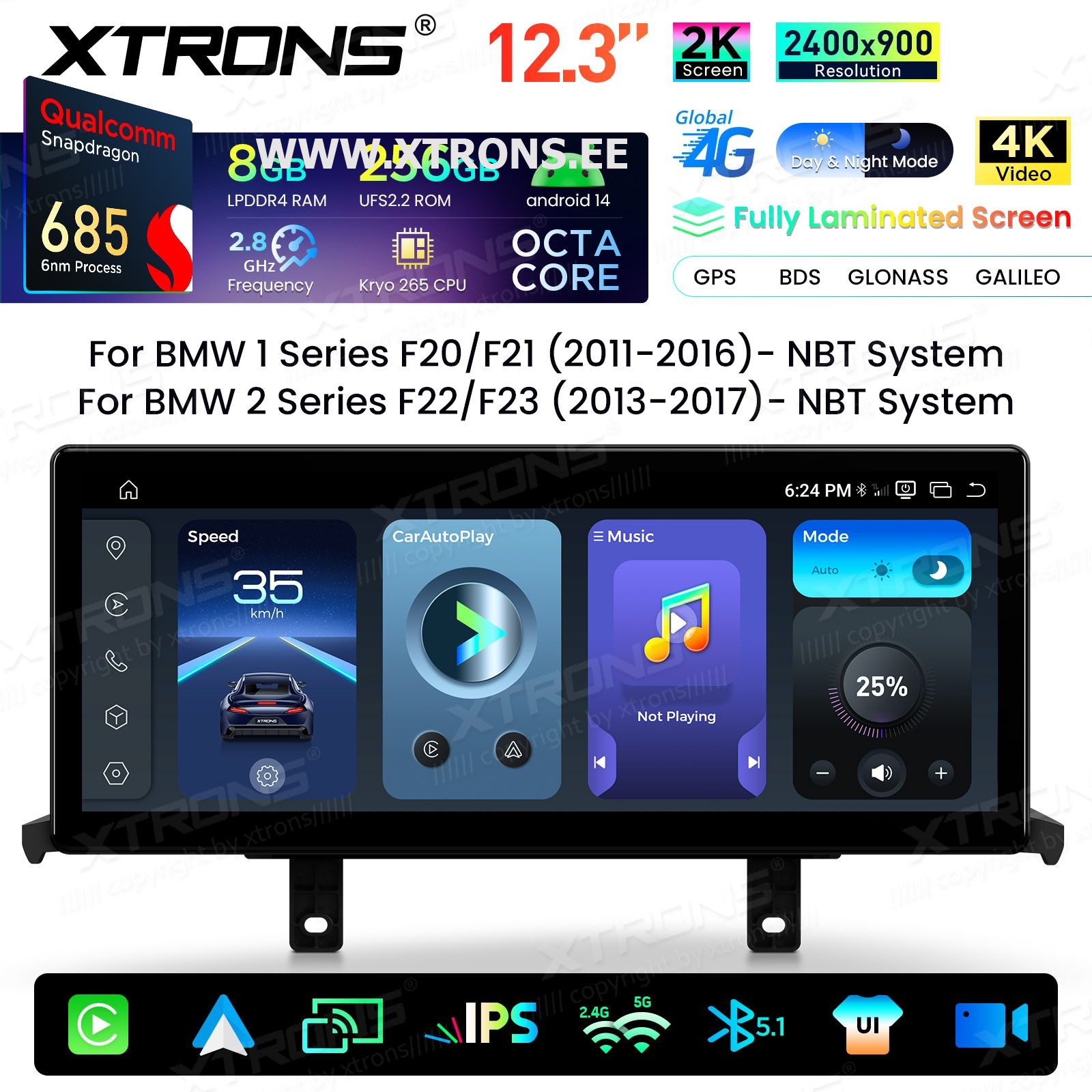 XTRONS QWBX24NB1NEL