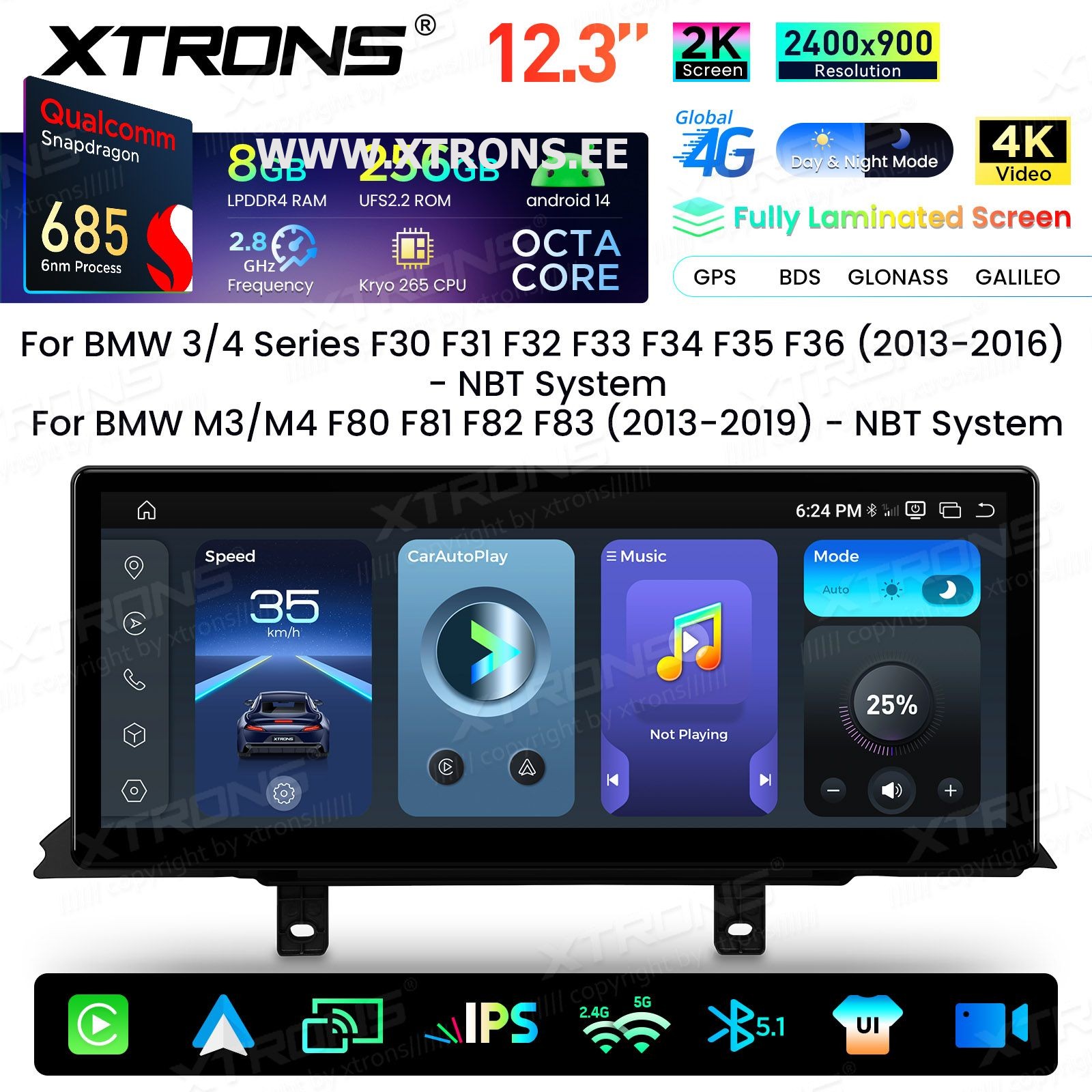 XTRONS QWBX24NB12THL