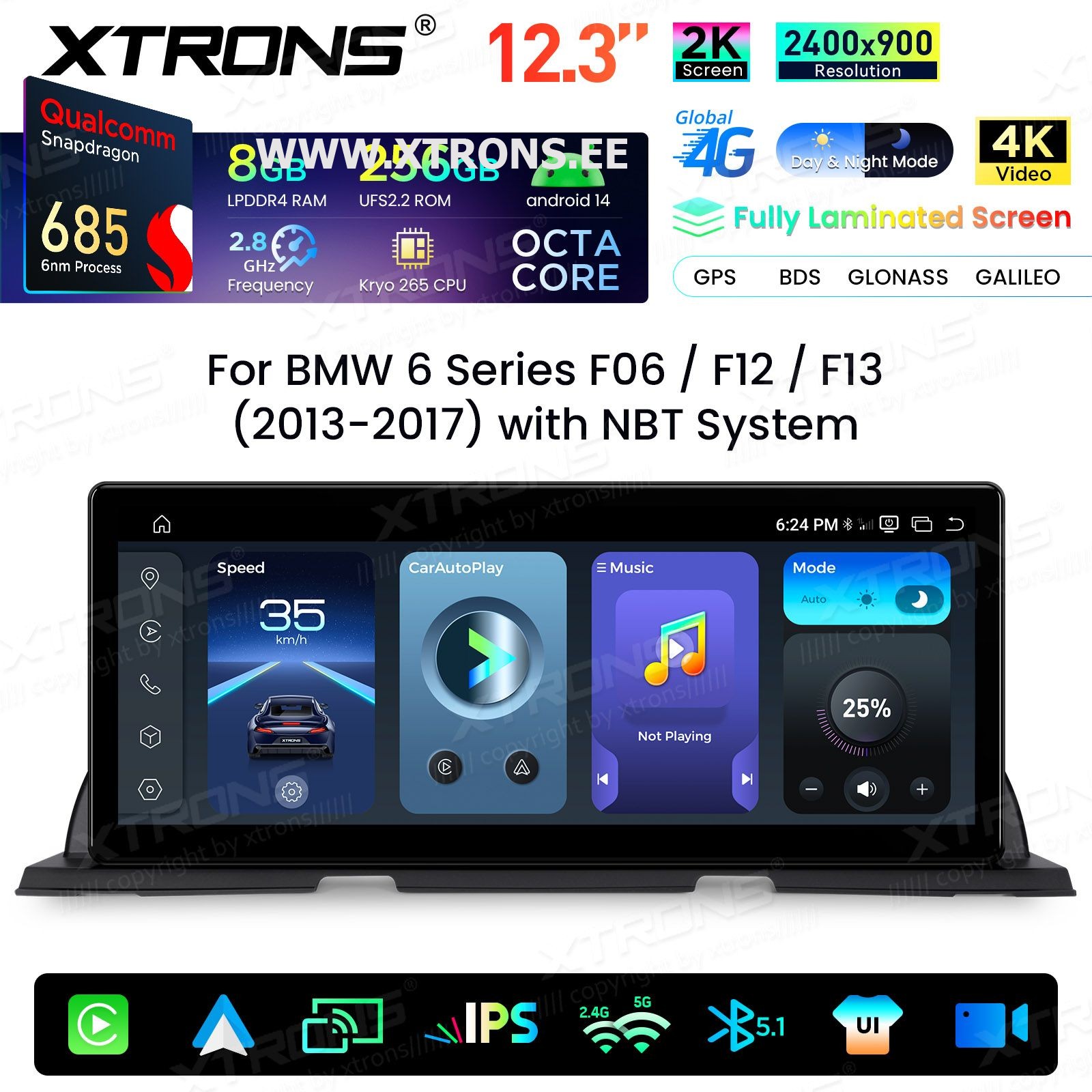 XTRONS QWBX24NB12SX