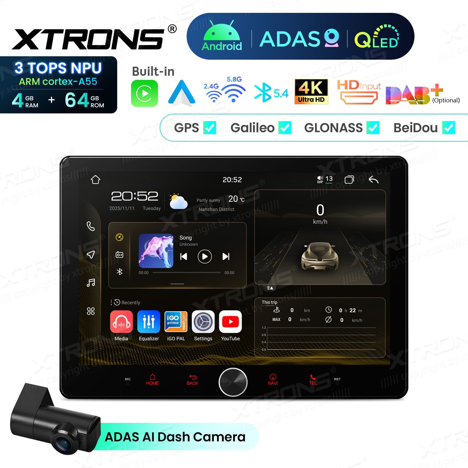 XTRONS TAD128