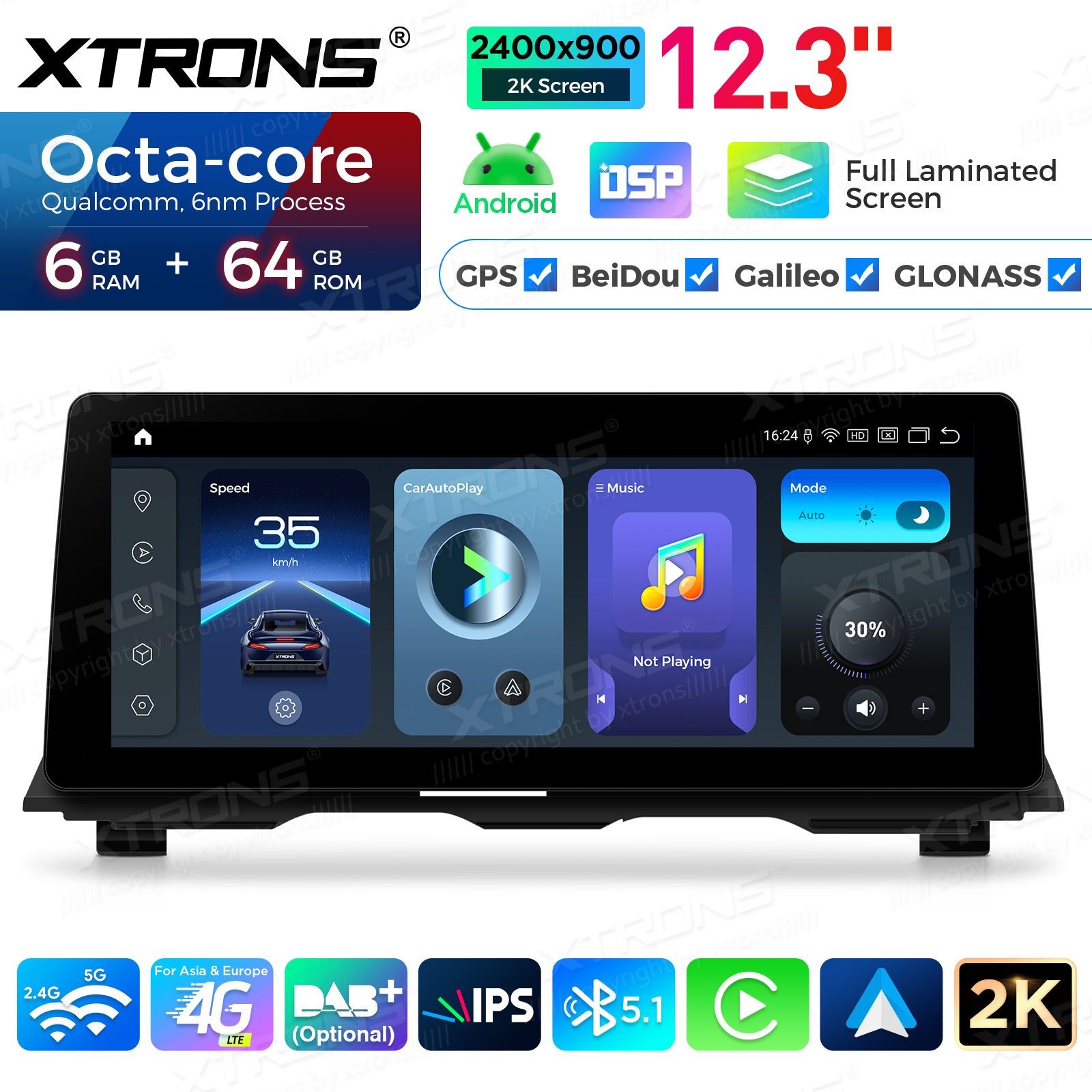 XTRONS QGBS25CIB12FV