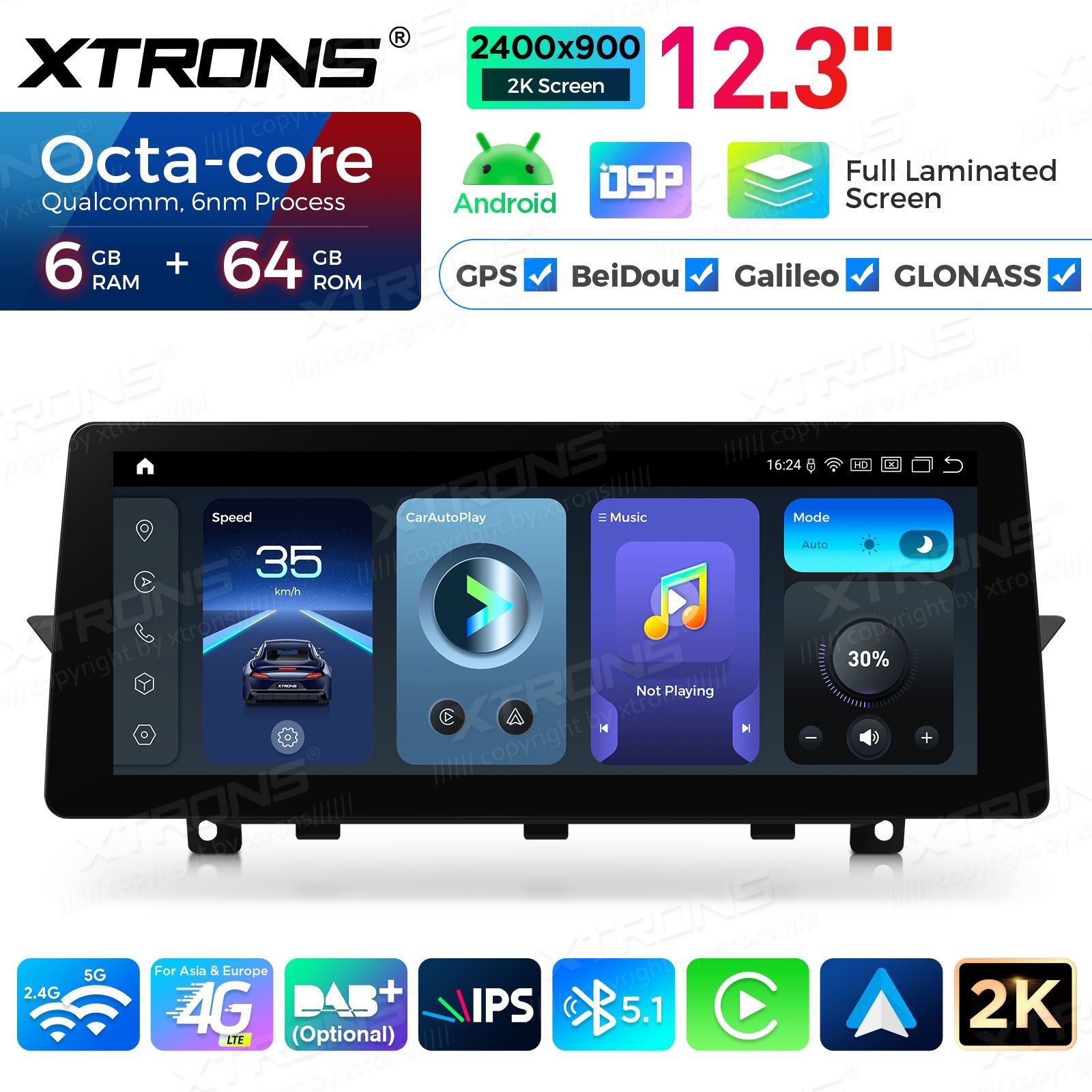 XTRONS QGBS25UMB12X1