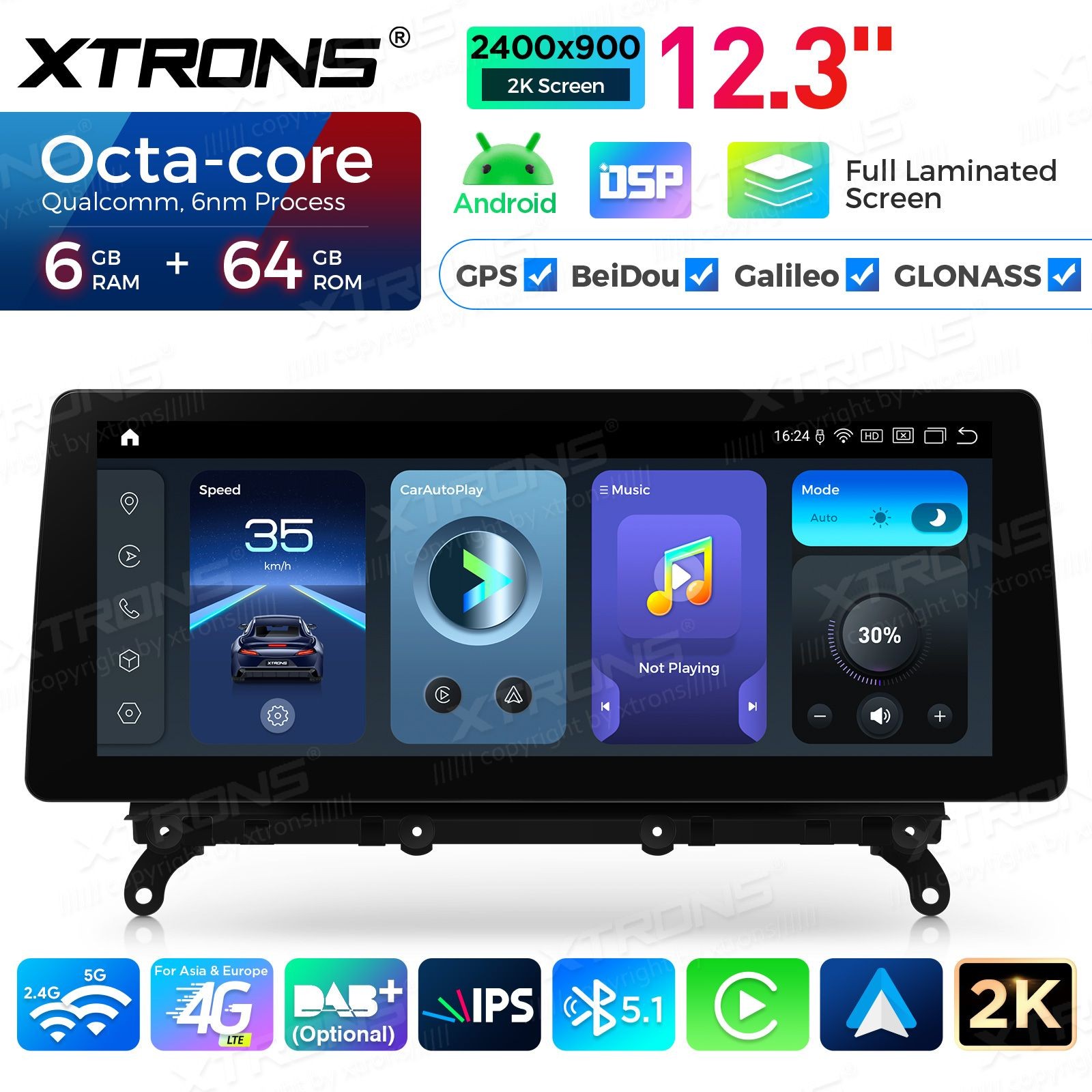 XTRONS QGBS25NB12X3