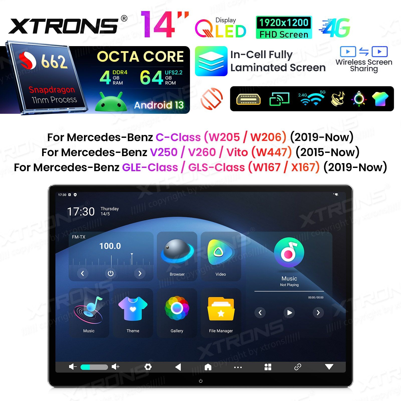 XTRONS HM140M