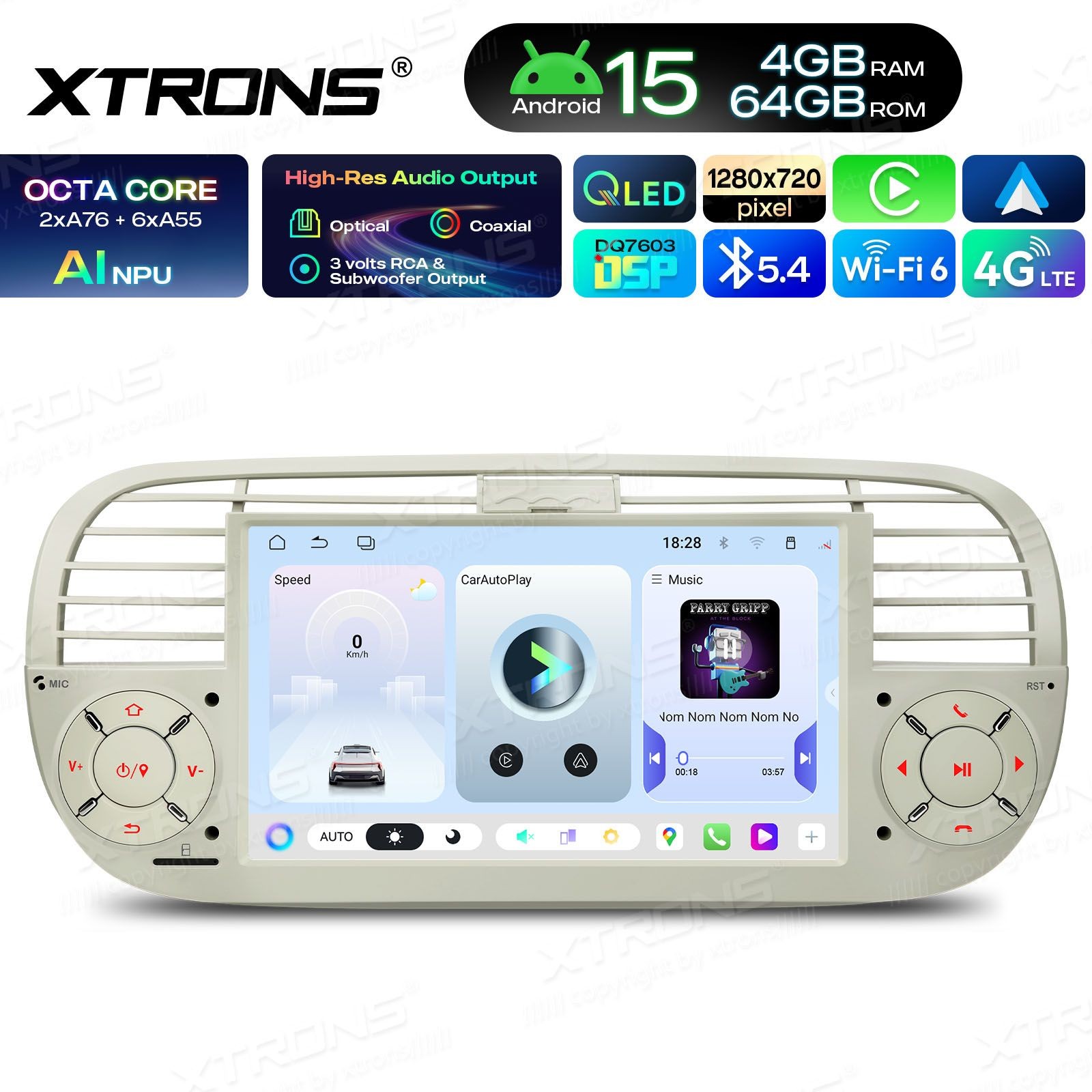 XTRONS UA7550FLC