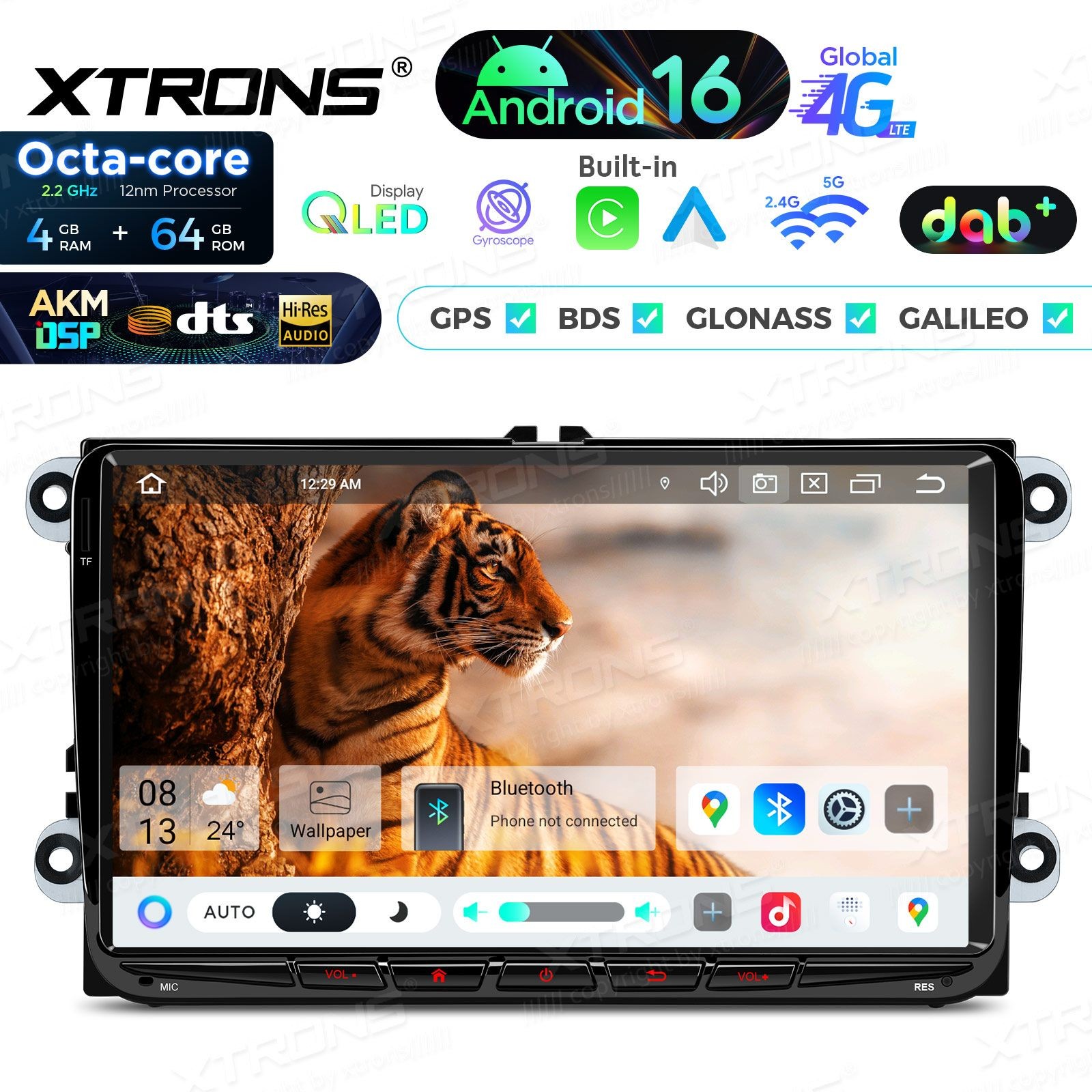 XTRONS IP96MTVDABL