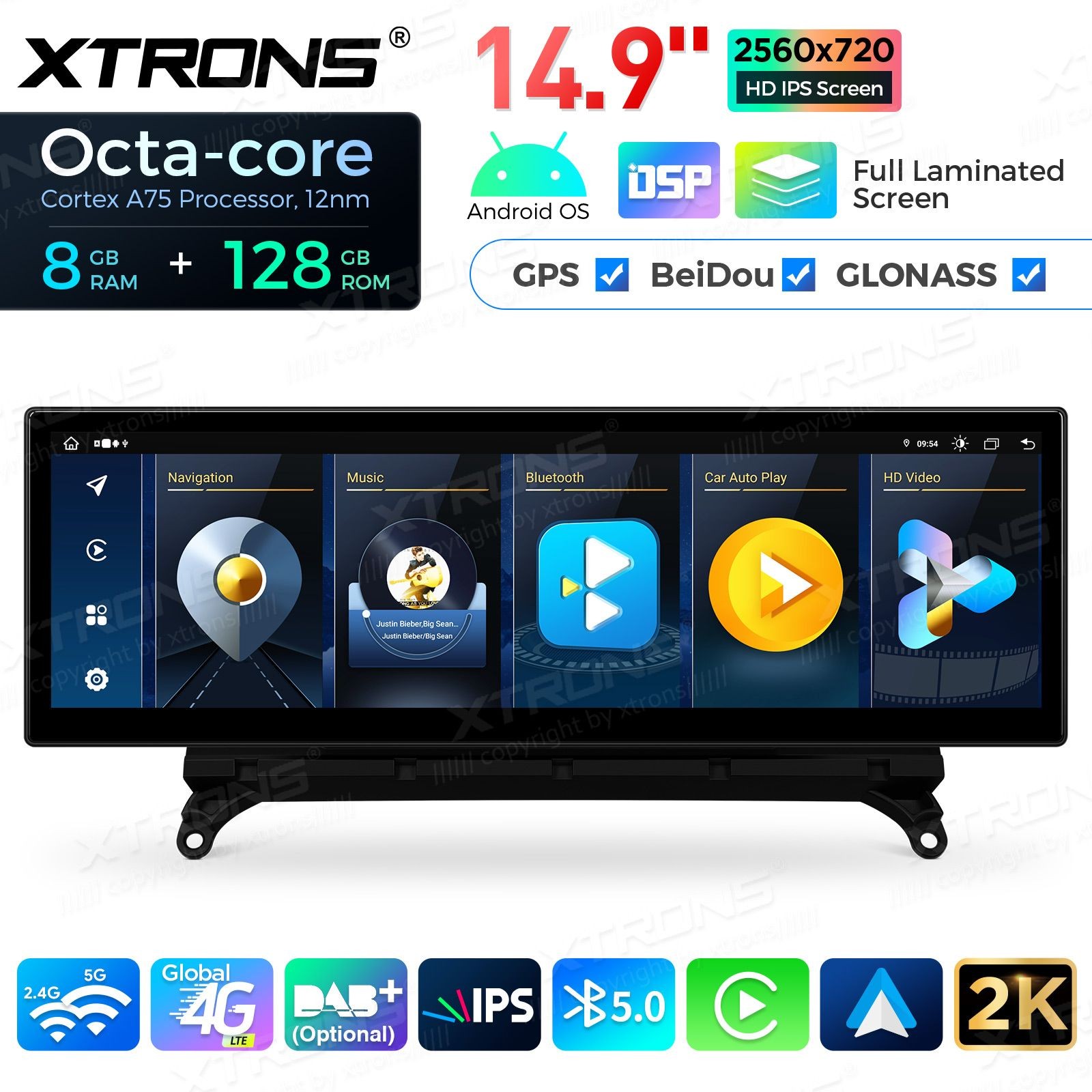 XTRONS QLBH44X3EV