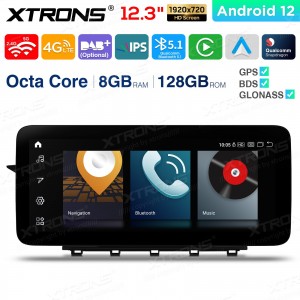 XTRONS QXM2240PM12GLK40L 12.3" Mercedes-Benz GLK-Class X204 Multimeedia Android 12.0 Octa-Core