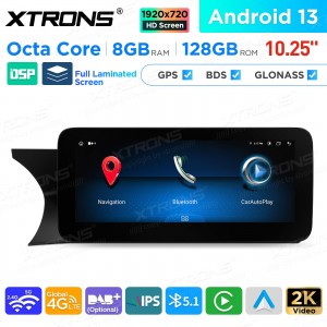 XTRONS QAM1245M12C45L 10.25" Mercedes-Benz C-Class W204 Multimeedia Android 13.0 Octa-Core