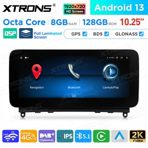 XTRONS QAM1240M12C40 10.25" Mercedes-Benz C-Class W204 Multimeedia Android 13.0 Octa-Core