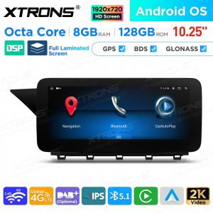 XTRONS QAM1240M12GLK40L 10.25" Mercedes-Benz GLK-Class X204 Multimeedia Android 13.0 Octa-Core