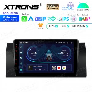 XTRONS IEP9253B 9.0" BMW X5 E53 Multimeedia Android 13.0 Octa-Core