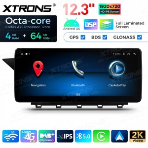 XTRONS QLM2240M12GLK40L 12.3" Mercedes-Benz GLK-Class X204 Multimeedia Android 13.0 Octa-Core