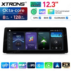 XTRONS QGB23UMB12E90L 12.3" BMW 3 E90, E91, E92, E93 Multimeedia Android 13.0 Octa-Core 4G