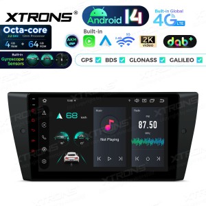 XTRONS PXP9490BGDAB 9.0" BMW 3 E90, E91, E92, E93, M3 Multimeedia Android 14.0 Octa-Core 4G DAB+