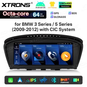 XTRONS QTB8060CI 8.8" BMW 3, 5 Seeria E60, E90 CIC Multimeedia Android Octa-Core