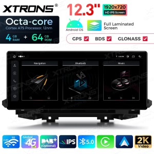 XTRONS QLA23Q5NL 12.3" AUDI Q5, SQ5 MIB2 Multimeedia Android 13.0 Octa-Core 4G