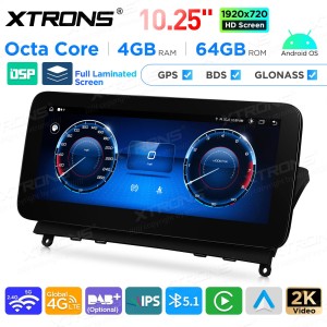 XTRONS QAMS1440M12CLS 10.25" Mercedes-Benz GLS-Class W218, C218 Multimeedia Android 14.0 Octa-Core