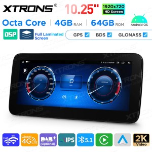 XTRONS QAMS1450M12CLS 10.25" Mercedes-Benz CLS-Class W218, C218 NTG 5.0, 5.1, 5.2 Multimeedia Android Octa-Core
