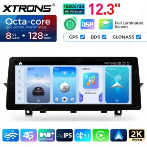 XTRONS QGB24CIB12X1N12.3" BMW X1 E84 CIC Multimeedia Android 14.0 Octa-Core 4G