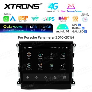 XTRONS IAH84PMPT 8.4" Porsche Panamera PCM 3.1 Multimeedia Android 14.0 Octa-Core 4G