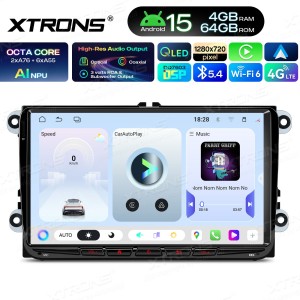 XTRONS UA95MTVL 9.0" VOLKSWAGEN, SEAT, SKODA Multimeedia Android 15.0 Octa-Core 4G