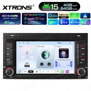 XTRONS UA75LESL 7.0" SEAT Leon Multimeedia Android 15.0 Octa-Core 4G