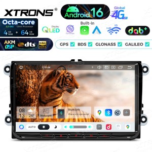 XTRONS IP96MTVDABL 9.0" VOLKSWAGEN, SEAT, SKODA Multimeedia Android 16.0 Octa-Core 4G
