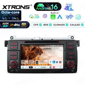 XTRONS IP7646B 7.0" BMW, Rover, MG Multimeedia Android 16.0 Octa Core 4G