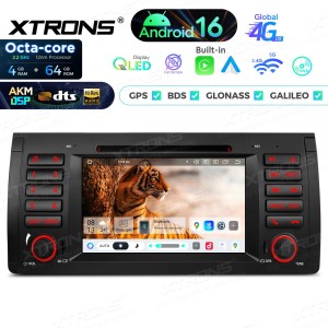 XTRONS IP7653B 7.0" BMW X5 E53, E39 Multimeedia Android 16 Octa-Core 4G