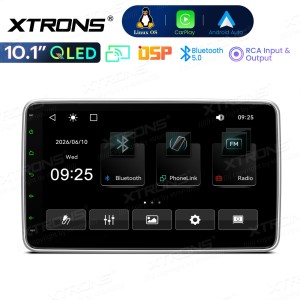 XTRONS TL10H 10.1" 2DIN Multimeedia Linux CarPlay, Android Auto