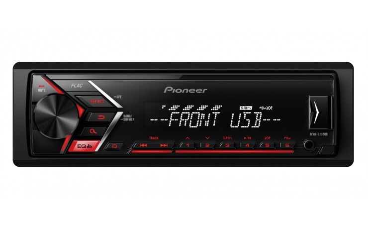 Pioneer MVH-S100UB ja Pioneer MVH-S100UI: optimaalne formaat